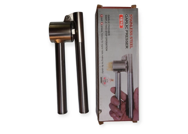 Фото 1 - Ручной механический пресс для чеснока 16 см из нержавеющей стали