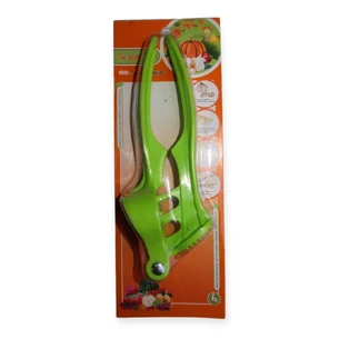 Ручной механический пресс для чеснока пластиковый 2в1