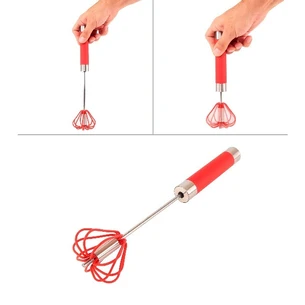Полуавтоматический кухонный венчик из нержавеющей стали для взбивания