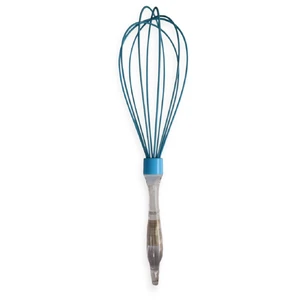 Силиконовый венчик с пластиковой ручкой