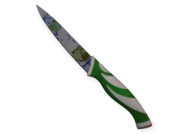 Фото 1 - Кухонный нож с дизайном лайм 23 см