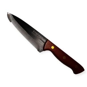 Кухонний ніж з нержавіючої сталі з ручкою із дерева   27 см