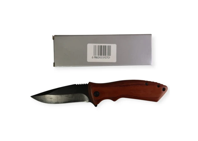 Фото 1 - Розкладний мисливський ніж з нержавіючої сталі  20 см (122 г)