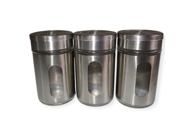 Фото 1 - Сільничка з нержавіючої сталі 290 мл