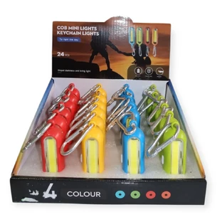 Мини-фонарик с карабином 3W