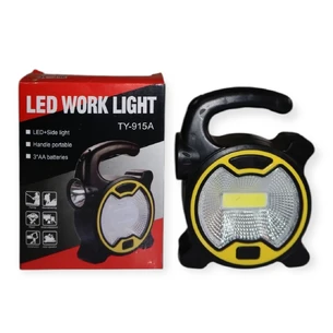 Светодиодный фонарик с ручкой, на батарейках, 13 см