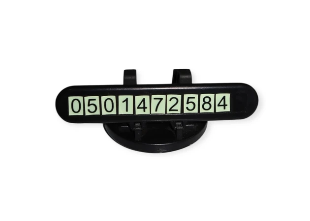 Фото 1 - Табличка-визитка с номером телефона и подставкой для телефона