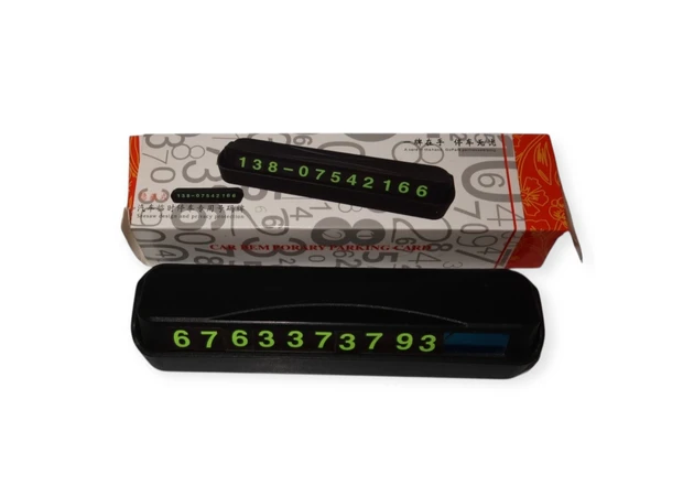 Фото 1 - Табличка-визитка с номером телефона для парковки на панель автомобиля