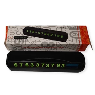 Табличка-визитка с номером телефона для парковки на панель автомобиля