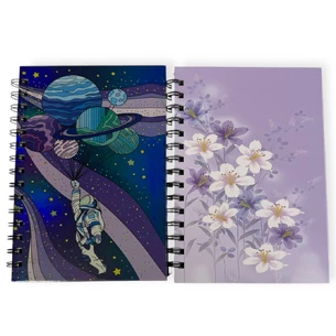 Блокнот в клетку 21 см x 15 см