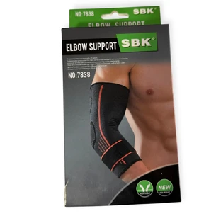 Эластичный бинт на локоть с фиксирующей резинкой