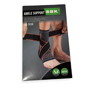 Эластичная повязка на пятку с фиксирующей резинкой