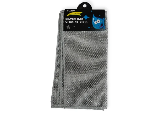 Фото 1 - Набор металлических салфеток-сеток для мытья посуды 30 на 30 см, 3 шт.