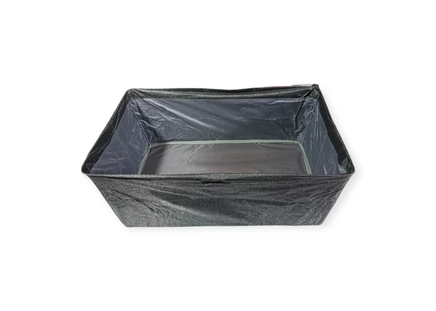 Фото 1 - Органайзер с ручками серый 47 x 28 x 20 см