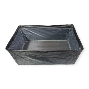 Органайзер с ручками серый 47 x 28 x 20 см