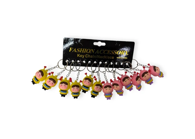 Фото 1 - Брелок «Дівчинка-бджілка»