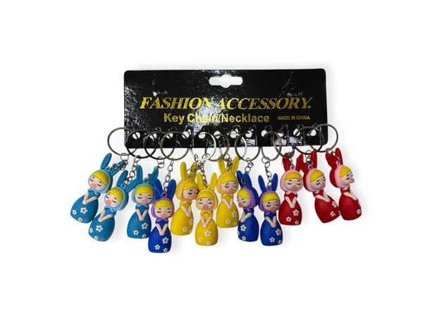 Фото 1 - Брелок «Дівчинка-зайчик»