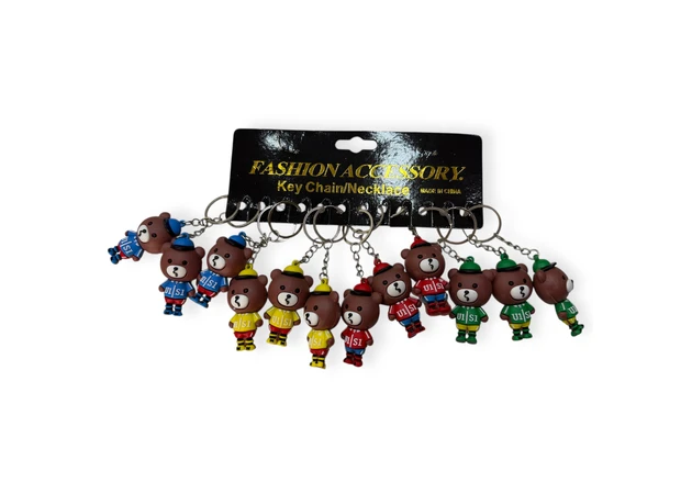 Фото 1 - Брелок «Ведмедик-футболіст»