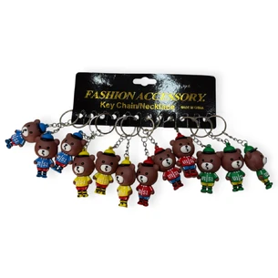 Брелок «Медвежонок-футболист»