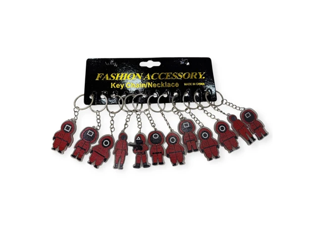 Фото 1 - Брелок пластиковий «Гра в кальмара»