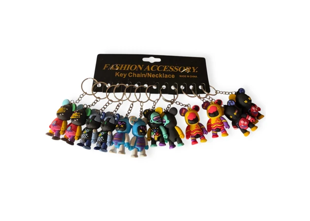 Фото 1 - Брелок «BEAR-BRICK Кольоровий»