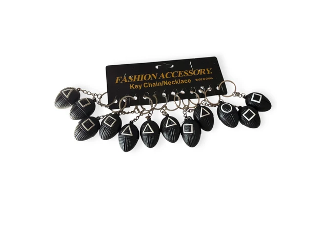 Фото 1 - Брелок «Маска Гра в кальмара»