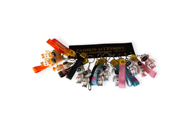 Фото 1 - Брелок «Космонавт з вушками кольоровий»