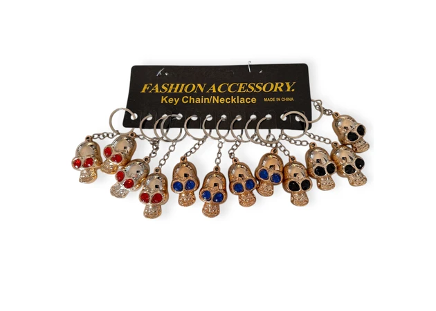 Фото 1 - Брелок «Череп золотий»