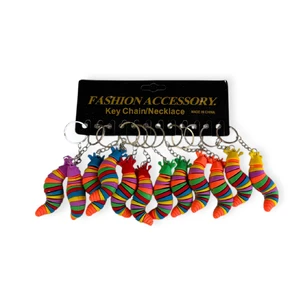 Брелок «Цветная гусеница»