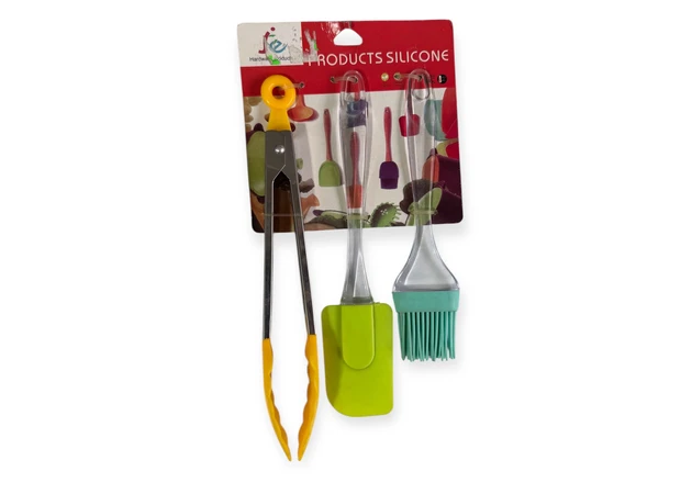 Фото 1 - Набір силіконових лопаток з щипцями