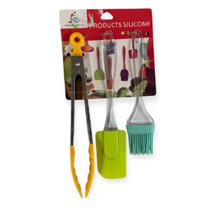 Набір силіконових лопаток з щипцями