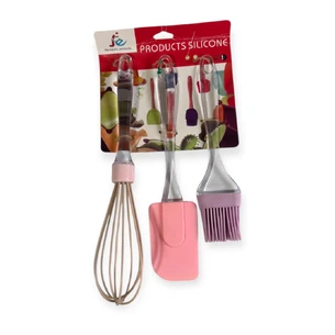 Набір силіконових лопаток з вінчиком