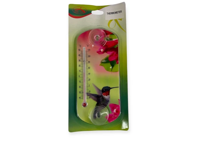 Фото 1 - Термометр віконний на присосках 20*9см