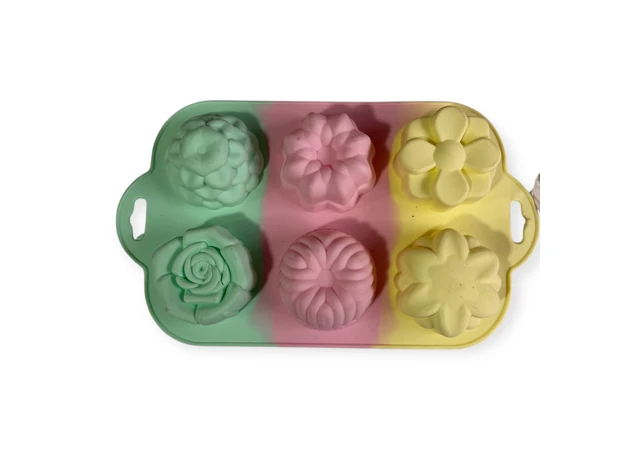 Фото 1 - Форма для кексів «квіти»  27 см x 17  см