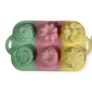 Форма для кексов «цветы» 27 см x 17 см