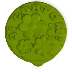 Форма с надписью «С праздником!» 22 см x 4 см