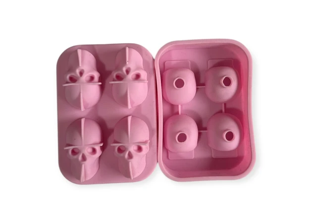 Фото 2 - Форма для льда с черепами 12 см x 9 см