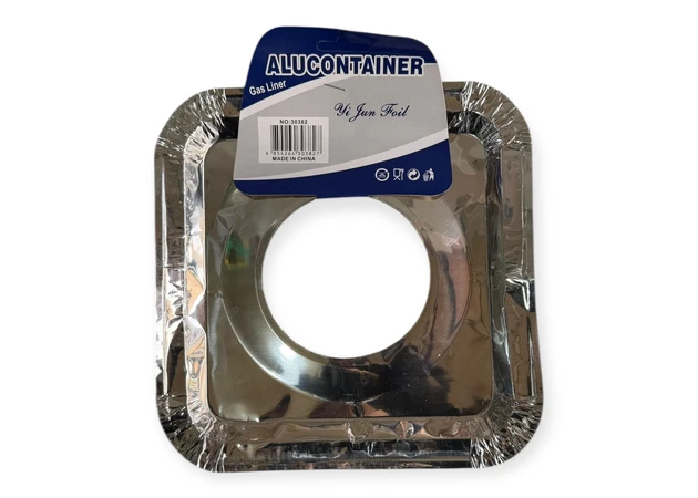 Фото 1 - Фольга для газової плити з отвором 22 см x 22 см
