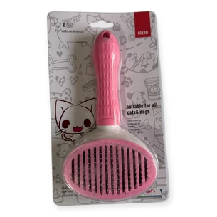 Щетка для животных с кнопкой для очистки