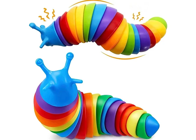 Фото 1 - Тріскуча гусениця 19 см