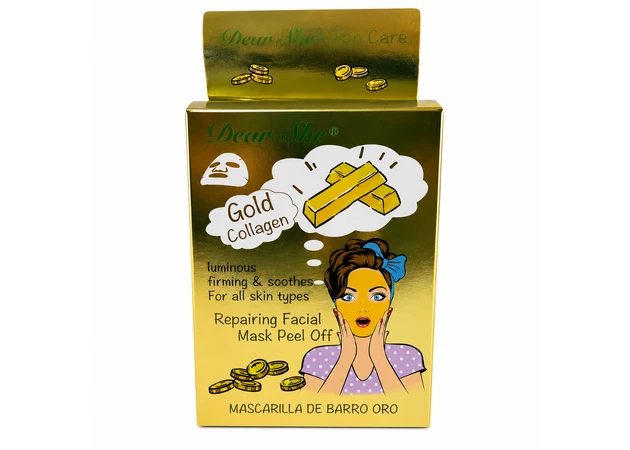 Фото 1 - Маска-плівка для обличчя з колагеном та екстрактом золота Gold Collagen Peel-Off