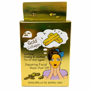 Маска-плівка для обличчя з колагеном та екстрактом золота Gold Collagen Peel-Off