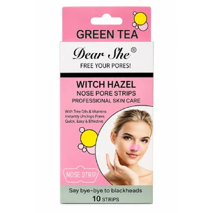 Смужки для очищення пор носа Dear She Witch Hazel Nose Pore Strips
