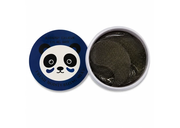 Фото 1 - Гідрогелеві патчі під очі Blueberry Collagen Eye Gel Mask з колагеном та екстрактом чорниці