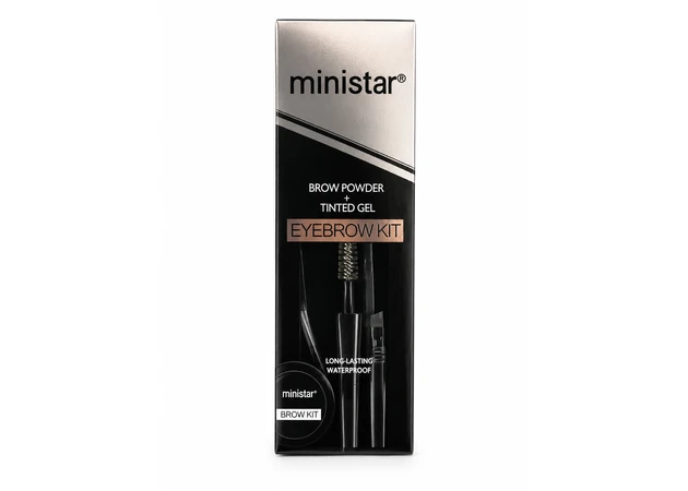 Фото 1 - Набір для брів 3 в 1 Ministar Eyebrow Kit