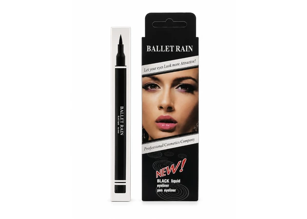 Фото 1 - Підводка-фломастер для очей Ballet Rain Black Liquid Eyeliner