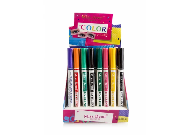 Фото 1 - Кольорова підводка-фломастер для очей Miss Demi Color Eyeliner