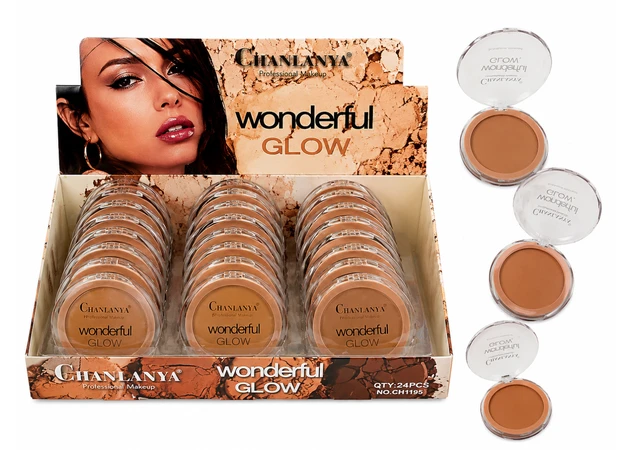 Фото 1 - Пудра для обличчя Chanlanya Wonderful Glow з матуючим ефектом