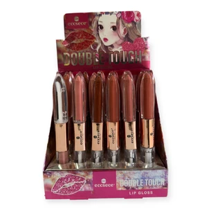 Матовая помада с прозрачным блеском