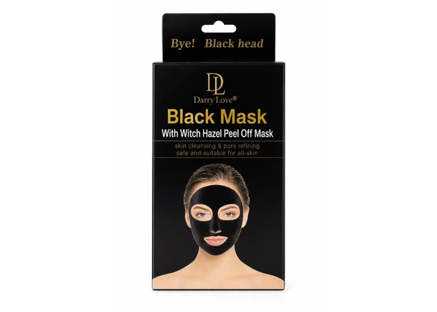 Фото 1 - Маска-плівка для обличчя з гамамелісом Darry Love Black Mask Peel-Off